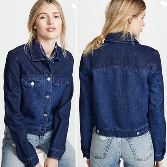 BLDWN Baldwin Sonic Jean Jacket Dark Wash Size S - Picture 1 of 12